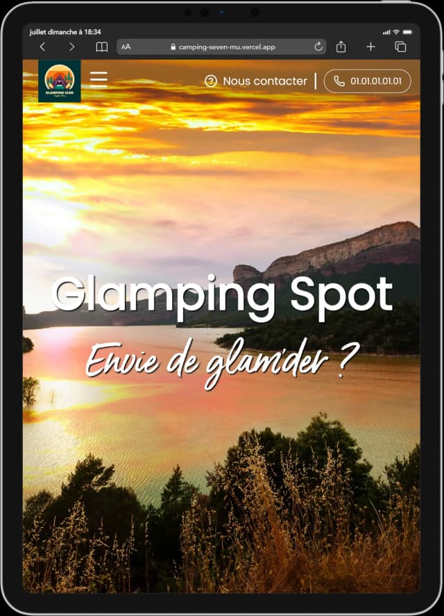 Glamping spot
